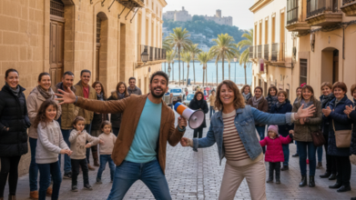 Casting animadores hombres y mujeres para actividades teatrales de calle