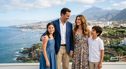 Casting familia real para campaña digital de hotel en Tenerife