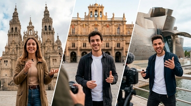 Casting actores y actrices mayores de 18 años para curso de español en Bilbao, Santiago de Compostela y Salamanca