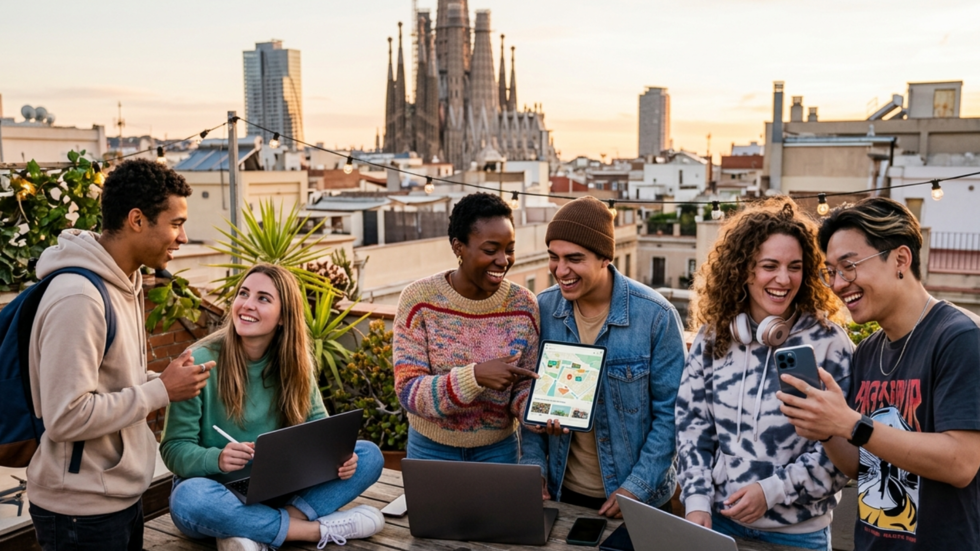 Casting jóvenes de 18 a 26 años multiétnicos para campaña de marca tecnológica en Madrid