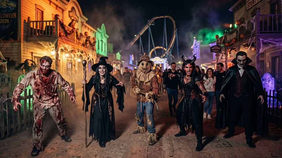 Casting actores, actrices y animadores para temporada de Halloween 2026 en Parque Warner Madrid