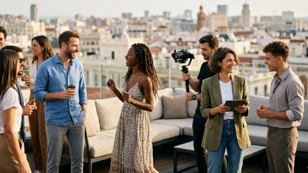 Casting modelos hombres y mujeres de 25 a 45 años para shooting publicitario de cadena hotelera en Madrid, Barcelona y Andalucía