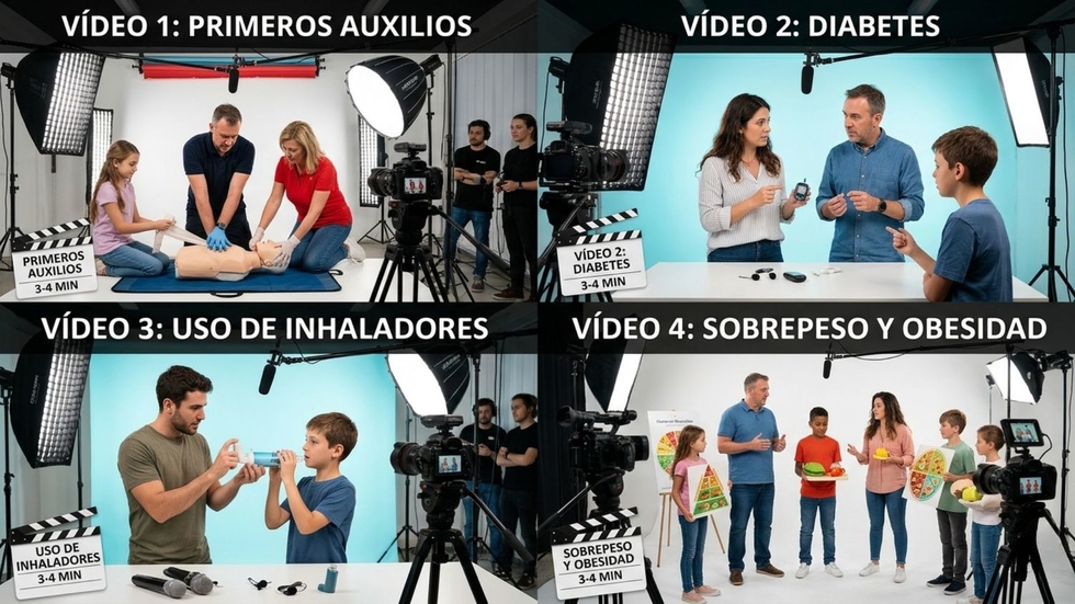 Casting hombre mujer y niños de 11 a 40 años para grabación de vídeos formativos