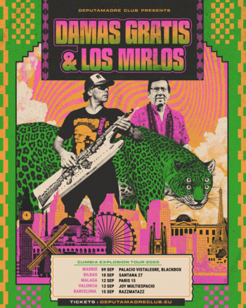 Damas Gratis y Los Mirlos: la cumbia experimental latinoamericana se toma España en septiembre 