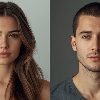 Casting hombres y mujeres entre 18 y 21 años para sesiones de práctica de fotografía de moda
