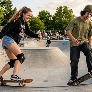 Casting chicos y chicas que practiquen skateboard para un spot publicitario