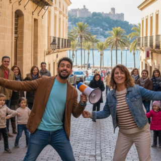 Casting animadores hombres y mujeres para actividades teatrales de calle