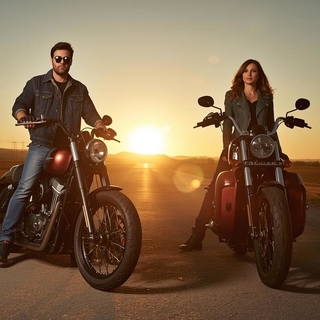 Casting hombre y mujer de 25 a 50 años con carnet de moto para publicidad