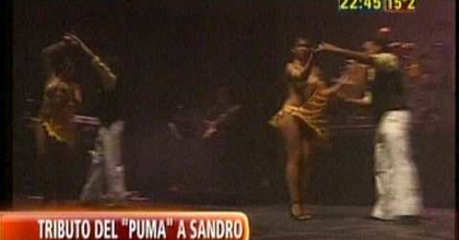 Tributo del "Puma" a Sandro, canta Rosa Rosa.