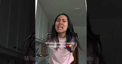 Mi familia cuando no le respondo rápido los mensajes ?❤️ #migrantes #familia #humor